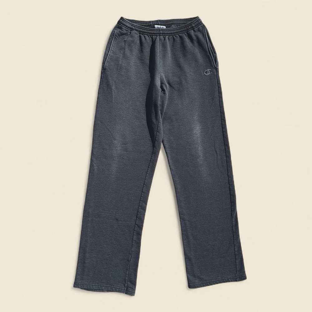 2000s Y2K Champion Straight Leg Dark Grey Sweatpants